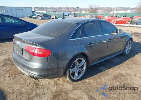 2016 Audi S4 3.0T Premium Plus from USA, damaged, VIN WAUBGAFL6GA011369